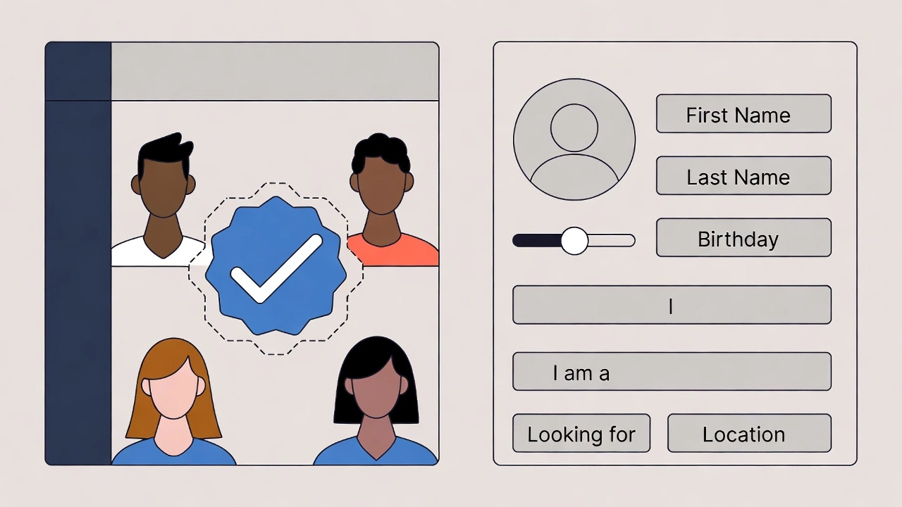 Guide Marche profile setup screen